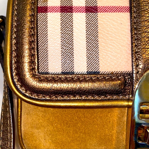 Burberry metallic Berkeley crossbody bag - Picture 5 of 9